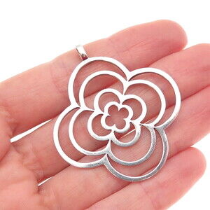 Heidi Klum 925 Sterling Silver Clover Pendant
